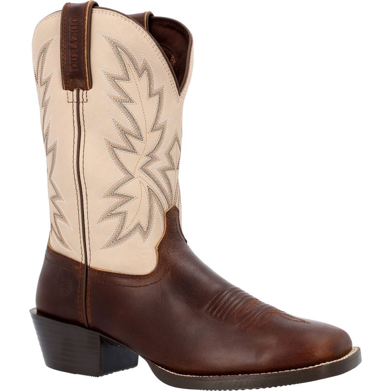 Durango|Westward Chocolate Bone Western Boot-Chocolate And Bone