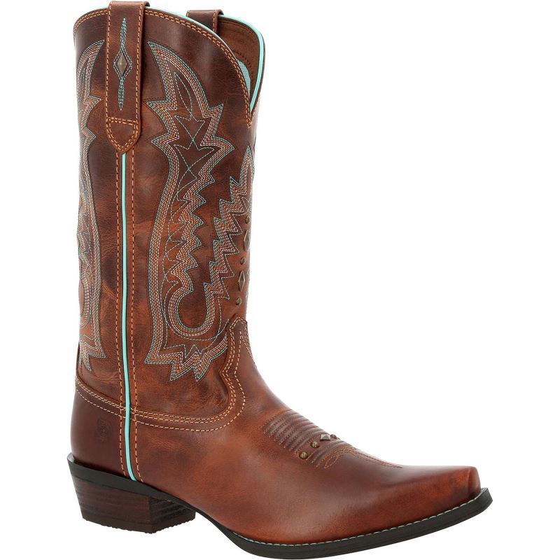 Durango|Crush by Durango Women's Toasted Pecan Western Boot-Rosewood