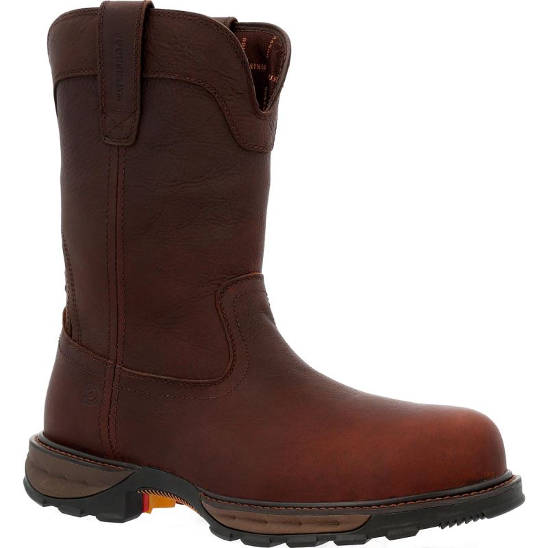 Durango|Maverick XP Composite Toe Waterproof Western Work Boot-Soggy Brown