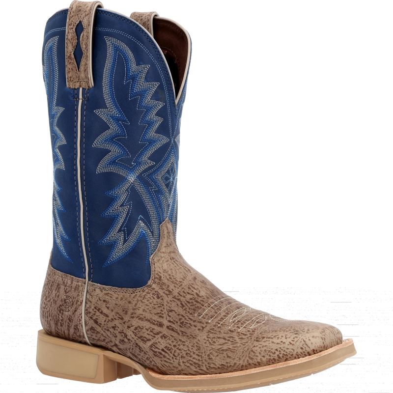 Durango|Rebel Pro Lite Weathered Grey Denim Blue Western Boot-Grey Denim Blue