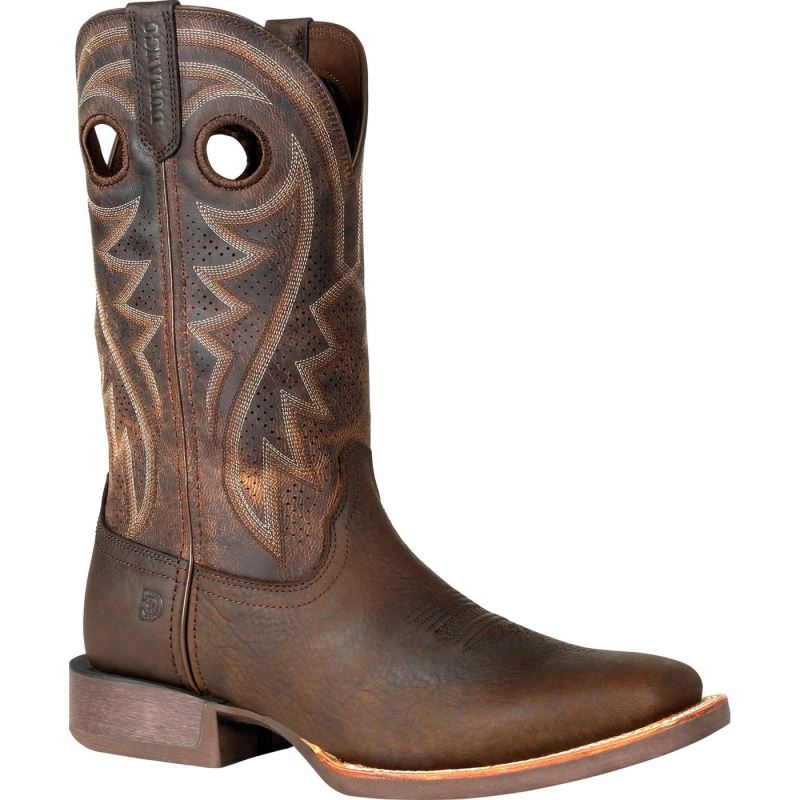 Durango|Rebel Pro Bay Brown Ventilated Western Boot-Bay Brown