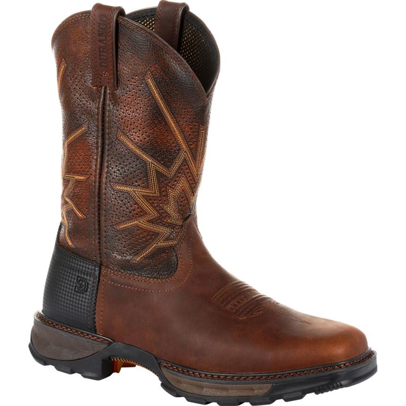 Durango|Maverick XP Ventilated Western Work Boot-Tobacco