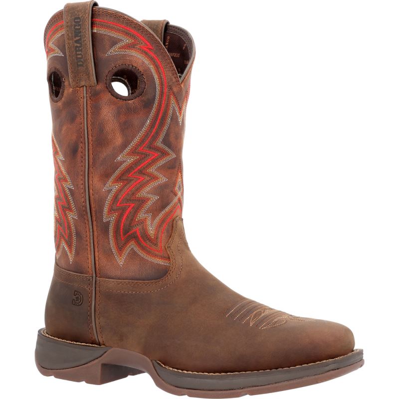 Durango|Rebel by Durango Dark Chestnut Western Boot-Dark Chestnut