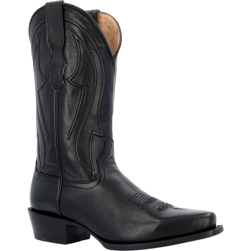 Durango|Santa Fe Jet Black Western Boot-Jet Black