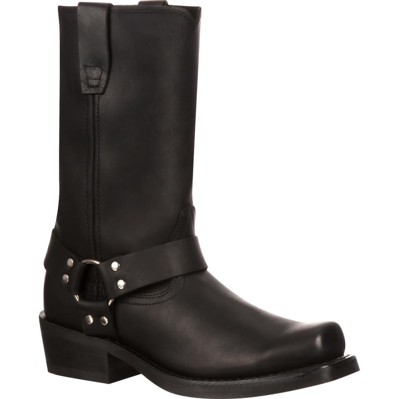Durango|Women's Harness Western Boot-Oiled Black