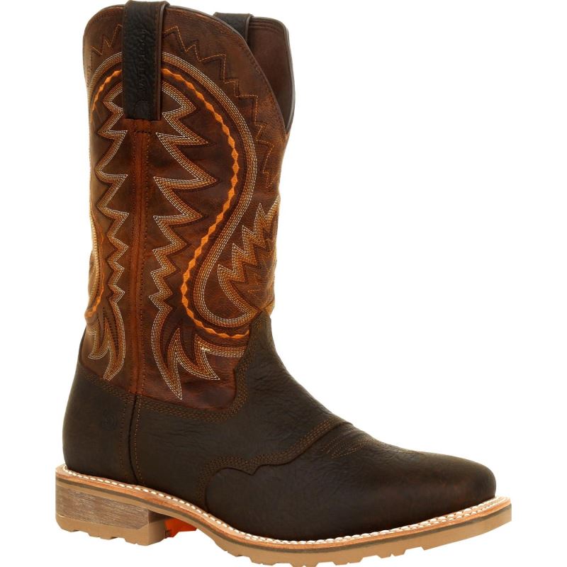 Durango|Maverick Pro Waterproof Western Work Boot-Cimarron Brown