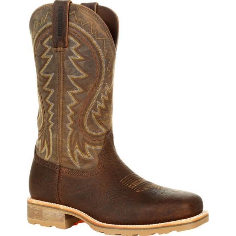 Durango|Maverick Pro Steel Toe Western Work Boot-Flaxen Brown