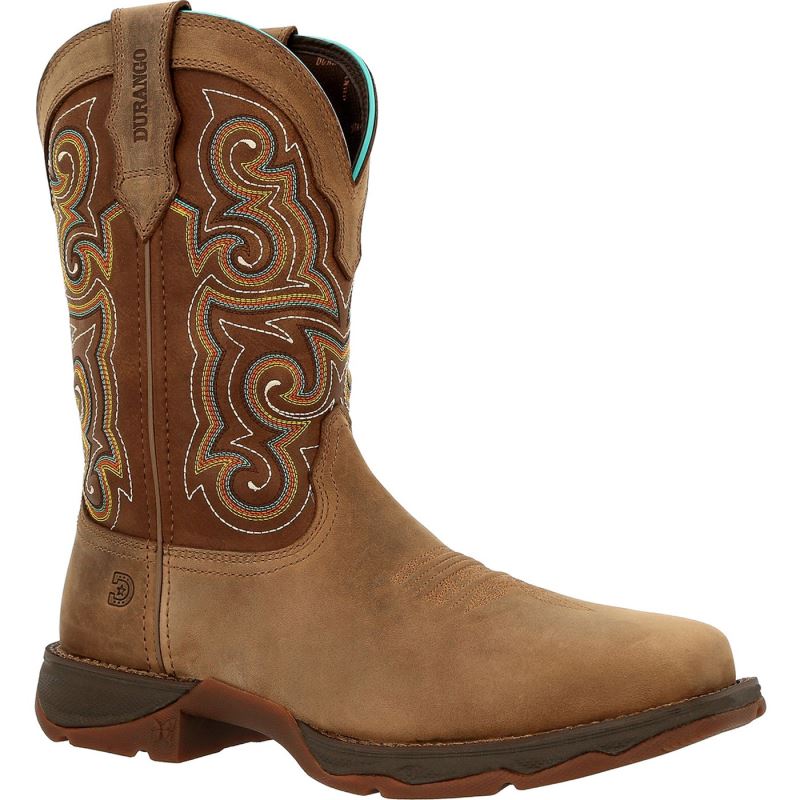 Durango|Lady Rebel Work by Durango Composite Toe Western Work Boot- Dusty Brown