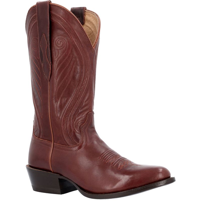 Durango|Santa Fe Burnt Sienna Western Boot-Vintage Teal