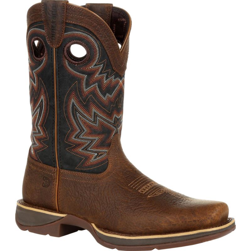 Durango|Rebel by Durango Chocolate Western Boot-Chocolate And Black Eclipse