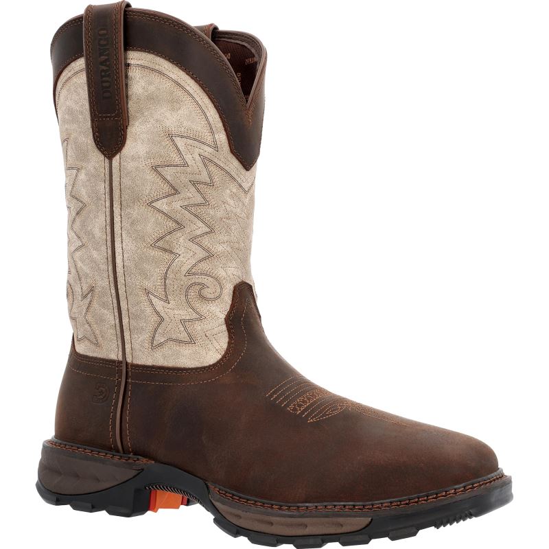 Durango|Maverick XP Steel Toe Western Work Boot-Tan Bone