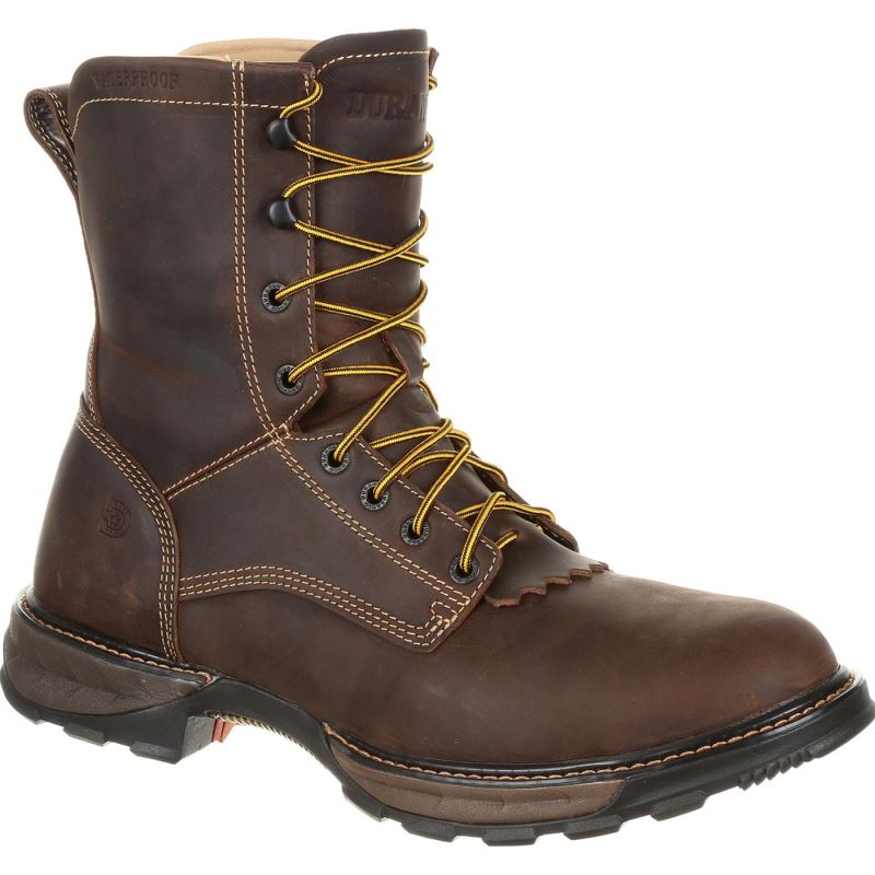 Durango|Maverick XP Steel Toe Waterproof Lacer Work Boot-Oiled Brown
