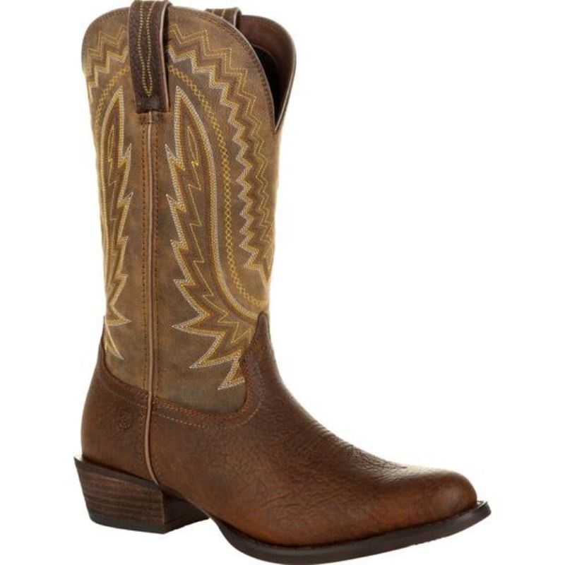 Durango|Rebel Frontier Flaxen Brown Western Boot-Flaxen Brown