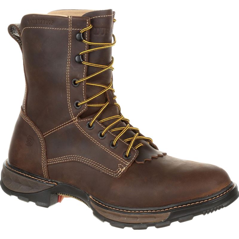 Durango|Maverick XP Waterproof Lacer Work Boot-Oiled Brown